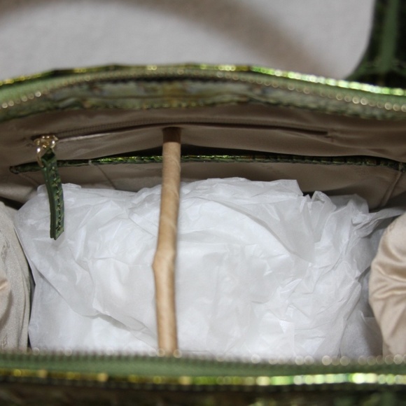 NWT Brahmin Small Caroline Cacti Green Melbourne Purse - Picture 7 of 7